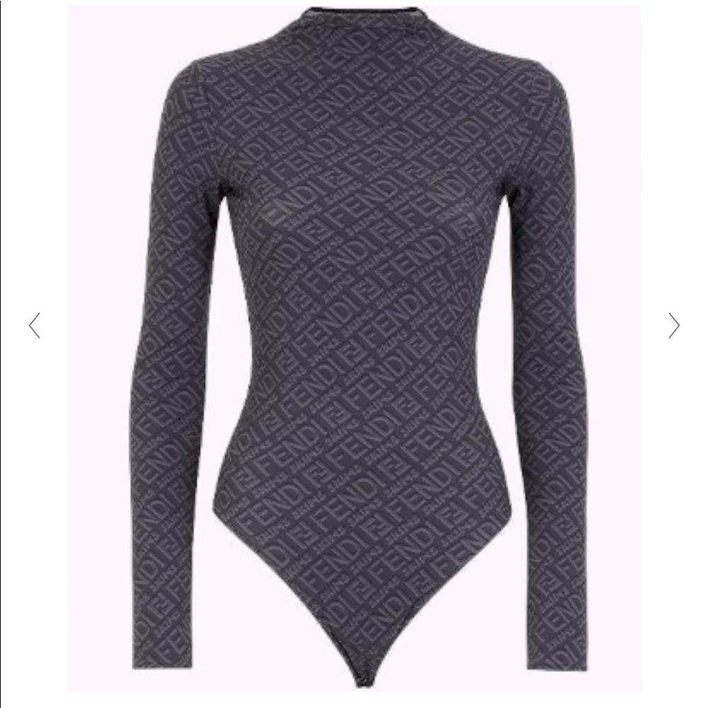 SOLD OUT FENDI x SKIMS MOCK NECK LONG SLEEVE SIZE LARGE